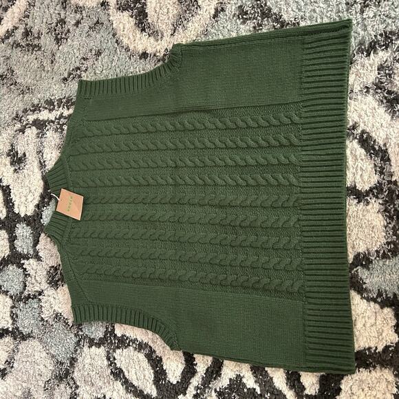 Boldens Women’s Amara Merino Wool Cable Knit Vest Size L NWT - Picture 6 of 6